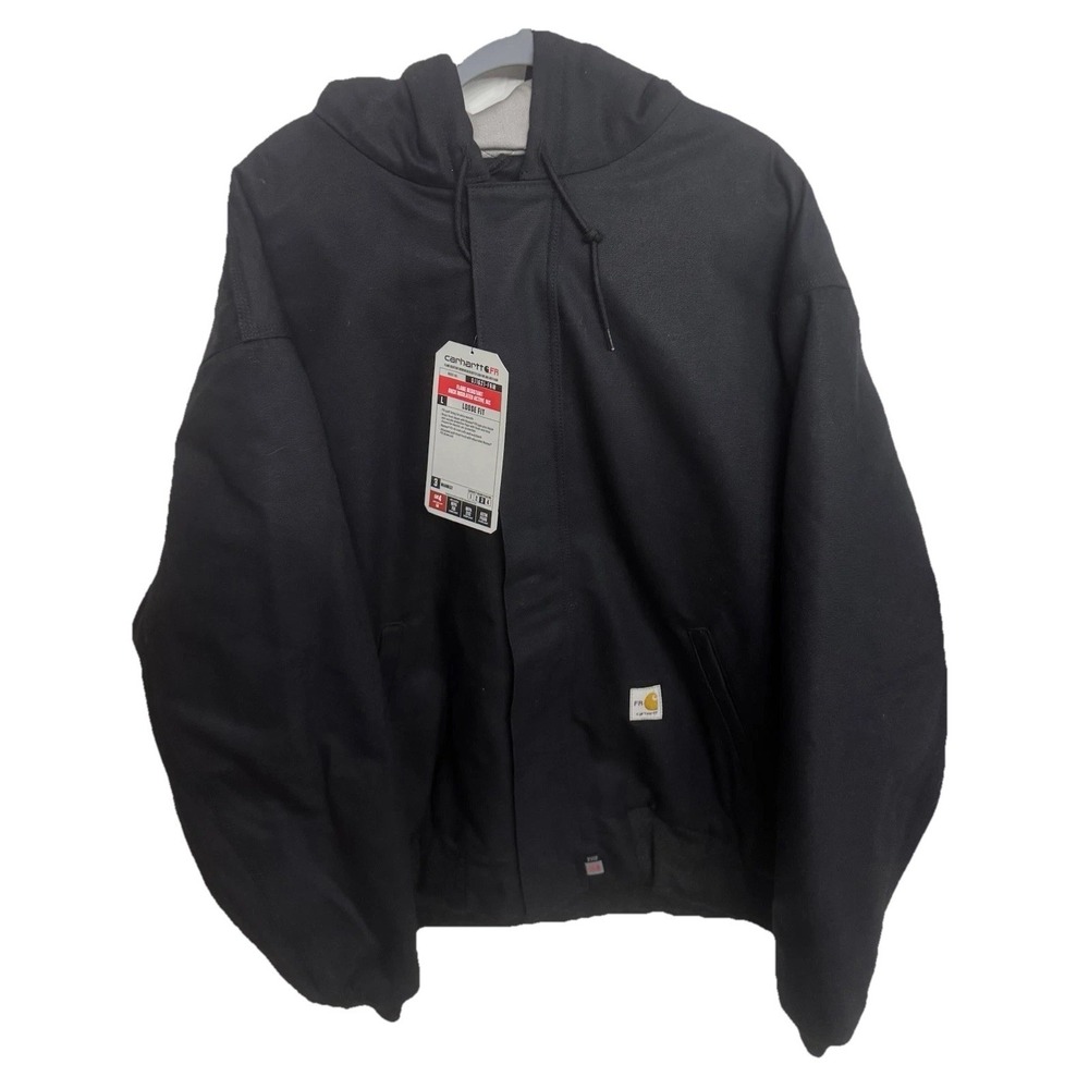 Carhartt FR CAT 4 Flame Resistant Jacket 3XL  Model 0J1621-FRM Black